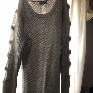 Long grey sweater